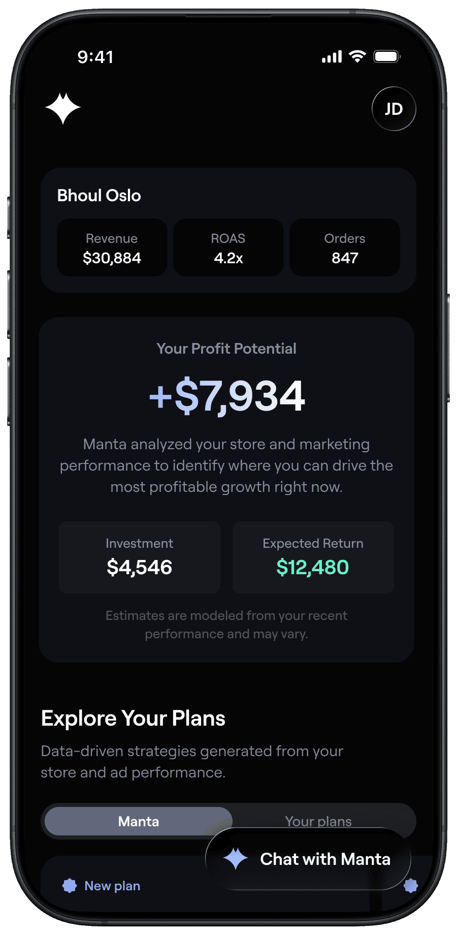 Manta iOS App